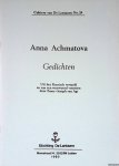Achmatova, Anna - Gedichten