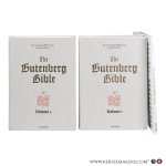 Füssel, Stephan. - The Gutenberg Bible of 1454. Facsimile edition.