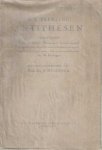 Beerling, R.F. - Antithesen. Vier studies. Met een voorwoord van J. Huizinga