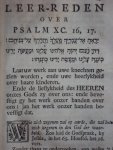 Jacobus de Groot - Verzameling van Leer-redenen, over verscheidene wigtige stoffen der H. Schriftuur