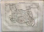 Schlieben, Wilhelm Ernst August von - Frankreich Dep 27. Orne 28. Calvados 29. Le Manche  Originele lithografie