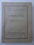 Gide, André. - Numquid et tu?...Écrits intimes. Collection publiée sous la direction de Ch. Du Bos.
