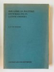 A.E. van Niekerk - Populisme en politieke ontwikkeling in Latijns Amerika