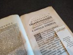 SCHULTENS, A., - Oratio funebris in exequiis principis theologi Campegii Vitringa [from: Laudatio funebris in memoriam (...) Campegii Vitringa]
