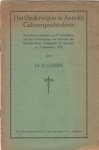 Cohen, D. - Het onderwijs in de antieke cultuurgeschiedenis. Voordracht gehouden op de vergadering van het Genootschap van Leeraren aan Nederlandsche Gymnasiën te Nijmegen op 2 september 1922