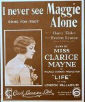 Lynton, Everett: - I never see Maggie Alone. Song fox-trot