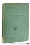 Delisle, Léopold. - Histoire générale de Paris. Le Cabinet des Manuscrits de la Bibliothèque Nationale. Planches. [ original 1881 edition of the plates volume ].