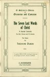 Dubois, Theodore - The Seven Last Words of Christ: A Sacred Cantata