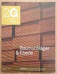 2G REVISTA INTERNACIONAL DE ARQUITECTURA = INTERNATIONAL ARC. - Baumschlager & Eberle. N.11. 1999/III. NEXUS.