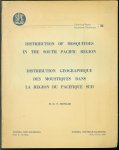 Mandayam Osuri Tirunarayana Iyengar - Distribution of mosquitoes in the South Pacific region. Distribution géographique des moustiques dans la région du Pacifique sud.