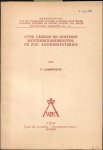 LAMBRECHTS, PIETER. - over griekse en oosterse mysteriegodsdiensten; de zgn. adonismysteries.