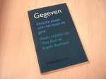 Boer, T. / Roothaan, A. - Gegeven