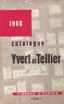 red. - 1968 catalogue yvert et tellier timbres d' europe tome II
