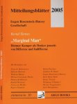 Eugen Rosenstock-Huessy Gesellschaft - Mitteilungsblätter 2005. Bernd Ternes: "Marginal Mann. - Dietmar Kamper als Denker jenseits von Differenz und Indifferenz
