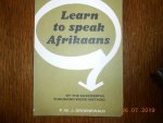 P W J Groenewald - Learn to speak Afrikaans