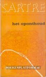 Sartre, Jean-Paul - Het oponthoud