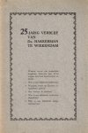 Schoonderbeek, H.J. - Schoonderbeek, H.J.-25-jarig verblijf van ds. Hakkerman te Wikkendam