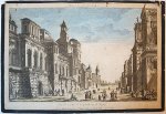Huquier, Gabriel (1730-1805) - La grande rue de Napels (mirrored)