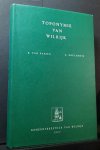 VAN PASSEN Robert, ROELANDTS Karel, KIEBOOMS L. (ten geleide) - Toponymie van Wilrijk
