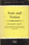 AZKIN, BENJAMIN - State and nation