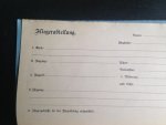 - Fliegerabteilung, ongebruikt formulier - Fliegerabteilung, ongebruikt formulier