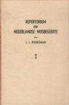 POORTMAN, J.J - Repertorium der wijsbegeerte  + Supplement I  (2 delen tezamen)