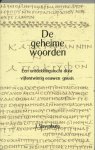 Slavenburg Jacob - De Geheime Woorden