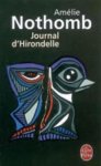 Amelie Nothomb - Journal D'Hirondelle
