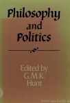 HUNT, G.M.K., (ED.) - Philosophy and politics.