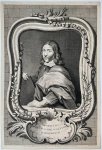Benoit Audran (1661-1721), after Cornelis Visscher II (1629-1658) - [Antique print, engraving] Portrait of Cornelis Visscher II, published ca. 1720, 1 p.