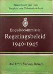  - Enquetecommissie Regeringsbeleid 1940-1945 Algemene inleiding Militair beleid 1939-1940
