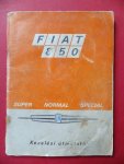 - Fiat 850 super normal special - Fiat 850 super normal special