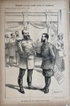 Braakensiek, Johan (1858-1940) - [Original lithograph/lithografie by Johan Braakensiek] Ruslands eenige trouwe vriend en bondgenoot, 9 Juni 1889, 1 pp.