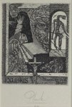 Plank, Heinz. - Exlibris voor Dr. Med. Gernot Blum. Plank, Heinz. - Exlibris voor Dr. Med. Gernot Blum.