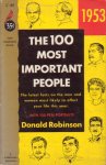 Robinson, Donald - The 100 Most Important People. 1953