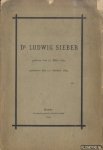 Linder, August (Leichenrede) - Dr. Ludwig Sieber. Geboren des 17. März 1833. Gestorben den 21. Oktober 1891
