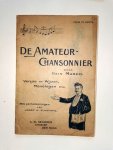 Marco, Hein: - De amateur-chansonnier. Versjes en wijzen, monologen enz. Met penteekeningen van Josef H. Vlastimil