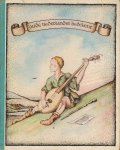 Krelage, Antoon en Henri Günther (bewerking) - Oude Nederlandse Liedekens, deze acht oude Nederlandse liedekens zijn voor zangstem en piano bewerkt door Antoon Krelage en Henri Günther die er de prentjes bijtekende, hardcover, goede staat