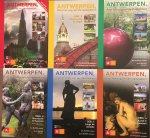 Koninklijke Gidsenvereniging van Antwerpen , Luc Corremans 20022 - Antwerpen door het oog van de stadsgidsen - 6 delen De leukste plekjes, de strafste verhalen. Foedraal met 6 delen. In elke deel ongeveer 1000 foto's van toen en nu, met massa's anekdotes van de stadsgidsen.