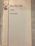 Tom Kempinski - Duet for one, A Play