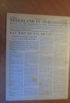 Rijksinstituut voor Oorlogsdocumentatie - Nederland in Oorlogstijd. Orgaan van het Rijksinstituut voor Oorlogsdocumentatie. 1e jaargang nr 6. Vrijdag 21 juni 1946