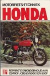 Witcomb , John - Motorfiets - Techniek  Honda Reparatie en Onderhoud aan Honda - 4 - CB 400F , CB 550 , CB 550 K1 , CB 550 F .