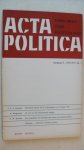 Redactie - Acta Politica