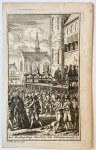 Simon Fokke (1712-1784) - [Antique print, etching] Het rechtsgeding van Johan van Oldenbarneveld &c./Trial of Johan van Oldenbarnevelt, 1760.