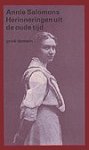 Salomons, Annie - Herinneringen uit de oude tijd