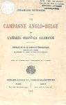 STIENON Charles - La Campagne Anglo-Belge de l'Afrique Orientale Allemande