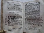 Groot, Hugo de. - Van de waarheid des Christelyken Godsdiensts. Vervat in zes boeken. Uyt het Latijn vertaalt; met Byvoeginge van alle des zelfs aantekeningen. In dezen derden druk op veel plaatsen merkelijk geholpen......Door Joachim Oudaan Fransz. Althans met... Groot, Hugo de. - Van de waarheid des Christelyken Godsdiensts. Vervat in zes boeken. Uyt het Latijn vertaalt; met Byvoeginge van alle des zelfs aantekeningen. In dezen derden druk op veel plaatsen merkelijk geholpen......Door Joachim Oudaan Fransz. Althans met...