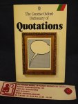 - The Concise Oxford Dictionary of Quotations