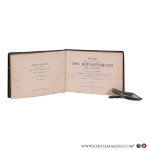 (Vapereau, G.) - Atlas géographique et statistique des départements de la France. Contenant 90 cartes avec 200 vignettes et, d'après les documents les plus récents, 90 Notices ou Tableaux de Statistique géographique, toporaphique, administrative, morale, judi...