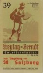 N.N. - Freytag-Berndt Touristenkarten. nr 39 Umgebung von Salzburg